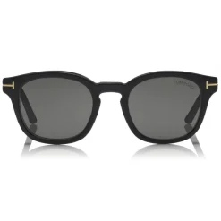 Tom Ford - Blue Block Optical Glasses - Round Optical Glasses - Matte Black - FT5532-B - Optical Glasses - Tom Ford Eyewear - Avvenice