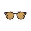 Tom Ford - Blue Block Optical Glasses - Round Optical Glasses - Dark Havana - FT5532-B - Optical Glasses - Tom Ford Eyewear - Avvenice