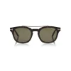 Tom Ford - Blue Block Optical Glasses - Round Optical Glasses - Grey Havana - FT5532-B - Optical Glasses - Tom Ford Eyewear - Avvenice