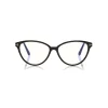 Tom Ford - Blue Block Optical Glasses - Cat-Eye Acetate Optical Glasses - Black - FT5545-B - Optical Glasses - Tom Ford Eyewear - Avvenice