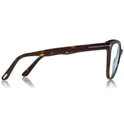 Tom Ford - Blue Block Optical Glasses - Cat-Eye Optical Glasses - Dark Havana - FT5639-B - Optical Glasses - Tom Ford Eyewear - Avvenice