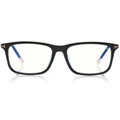 Tom Ford - Blue Block Optical Glasses - Square Acetate Optical Glasses - Black - FT5646-D-B - Optical Glasses - Tom Ford Eyewear - Avvenice