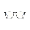 Tom Ford - Blue Block Optical Glasses - Square Acetate Optical Glasses - Black - FT5607-B - Optical Glasses - Tom Ford Eyewear - Avvenice