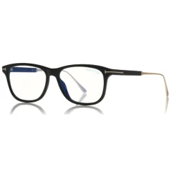 Tom Ford - Blue Block Optical Glasses - Square Optical Glasses - Black - FT5589-B - Optical Glasses - Tom Ford Eyewear - Avvenice