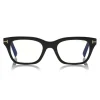Tom Ford - Blue Block Optical Glasses - Square Optical Glasses - Black - FT5536-B - Optical Glasses - Tom Ford Eyewear - Avvenice