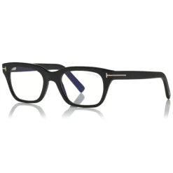 Tom Ford - Blue Block Optical Glasses - Square Optical Glasses - Black - FT5536-B - Optical Glasses - Tom Ford Eyewear - Avvenice