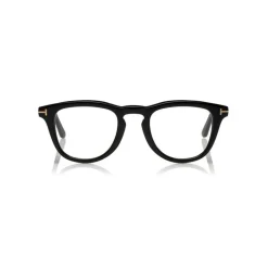 Tom Ford - Blue Block Round Optical Glasses - Round Optical glasses - Black - FT5488-B - Optical Glasses - Tom Ford Eyewear - Avvenice