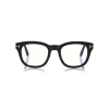 Tom Ford - Blue Block Square Optical Glasses - Square Optical Glasses - Black - FT5542-B - Optical Glasses - Tom Ford Eyewear - Avvenice