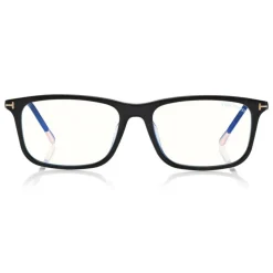 Tom Ford - Blue Block Square Optical Glasses - Square Optical Glasses - Black - FT5646-D-B - Optical Glasses - Tom Ford Eyewear - Avvenice