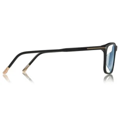Tom Ford - Blue Block Square Optical Glasses - Square Optical Glasses - Black - FT5646-D-B - Optical Glasses - Tom Ford Eyewear - Avvenice