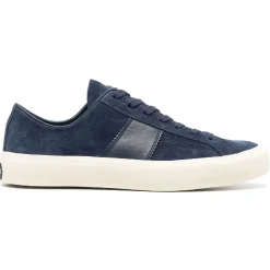 Tom Ford - Blue Low Top Sneakers - Tom Ford Exclusive Luxury Collection - Avvenice