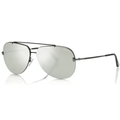 Tom Ford - Brad Sunglasses - Pilot Metal Sunglasses - Black - FT0584 - Sunglasses - Tom Ford Eyewear - Avvenice