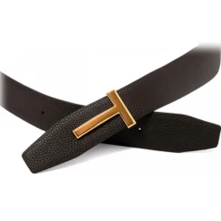 Tom Ford - Brown and Black Belt - Tom Ford Exclusive Luxury Collection - Avvenice