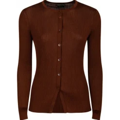 Tom Ford - Brown Jersey Cardigan - Tom Ford Exclusive Luxury Collection - Avvenice