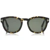 Tom Ford - Bryan Sunglasses - Round Acetate Sunglasses - Havana Green - FT0590 - Sunglasses - Tom Ford Eyewear - Avvenice