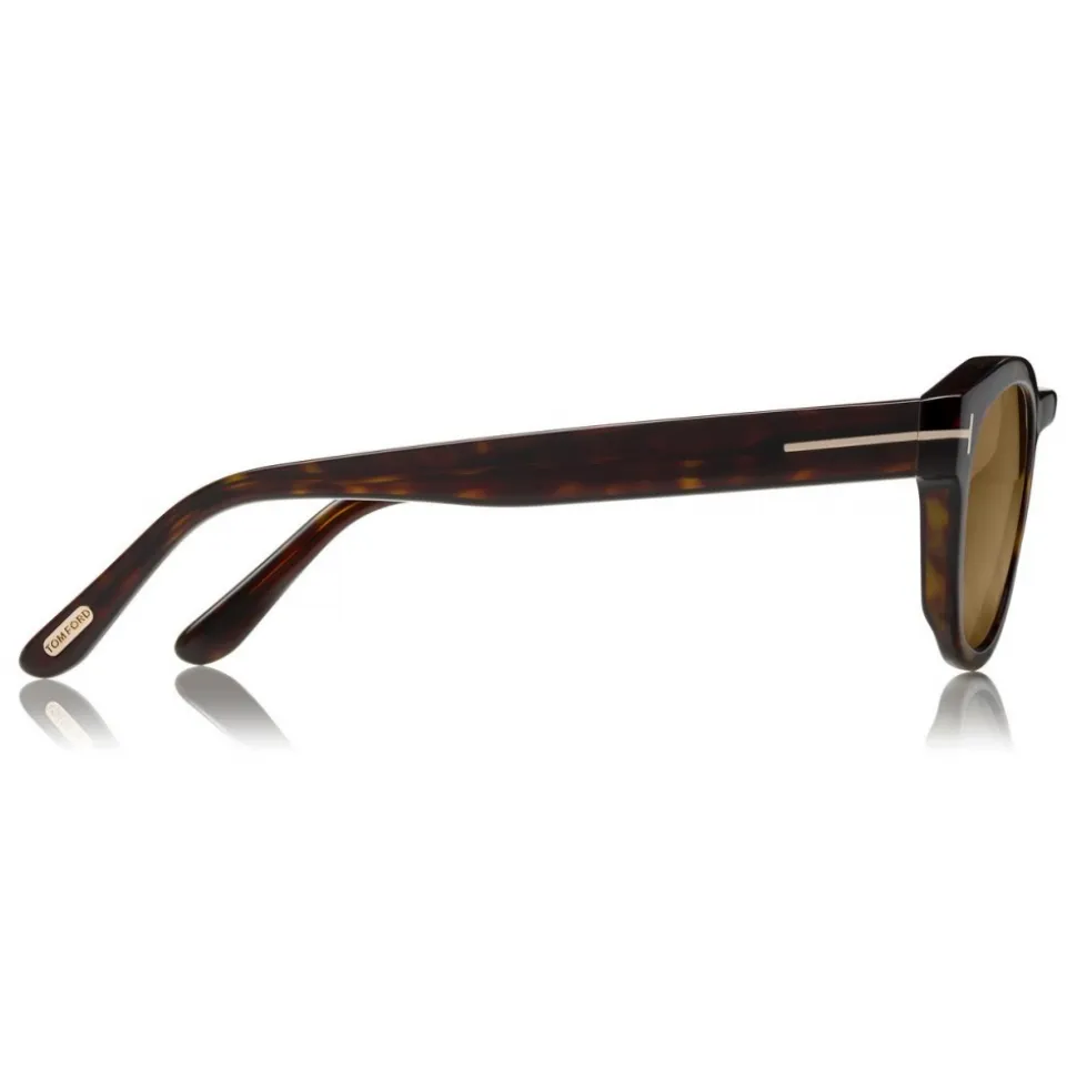 Tom Ford - Bryan Sunglasses - Round Acetate Sunglasses - Havana - FT0590 - Sunglasses - Tom Ford Eyewear - Avvenice