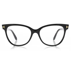 Tom Ford - Cat-Eye Optical Glasses - Cat-Eye Acetate Optical Glasses - Black - FT5291 - Optical Glasses - Tom Ford Eyewear - Avvenice