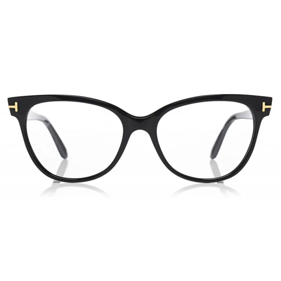 Tom Ford - Cat-Eye Optical Glasses - Cat-Eye Acetate Optical Glasses - Black - FT5291 - Optical Glasses - Tom Ford Eyewear - Avvenice