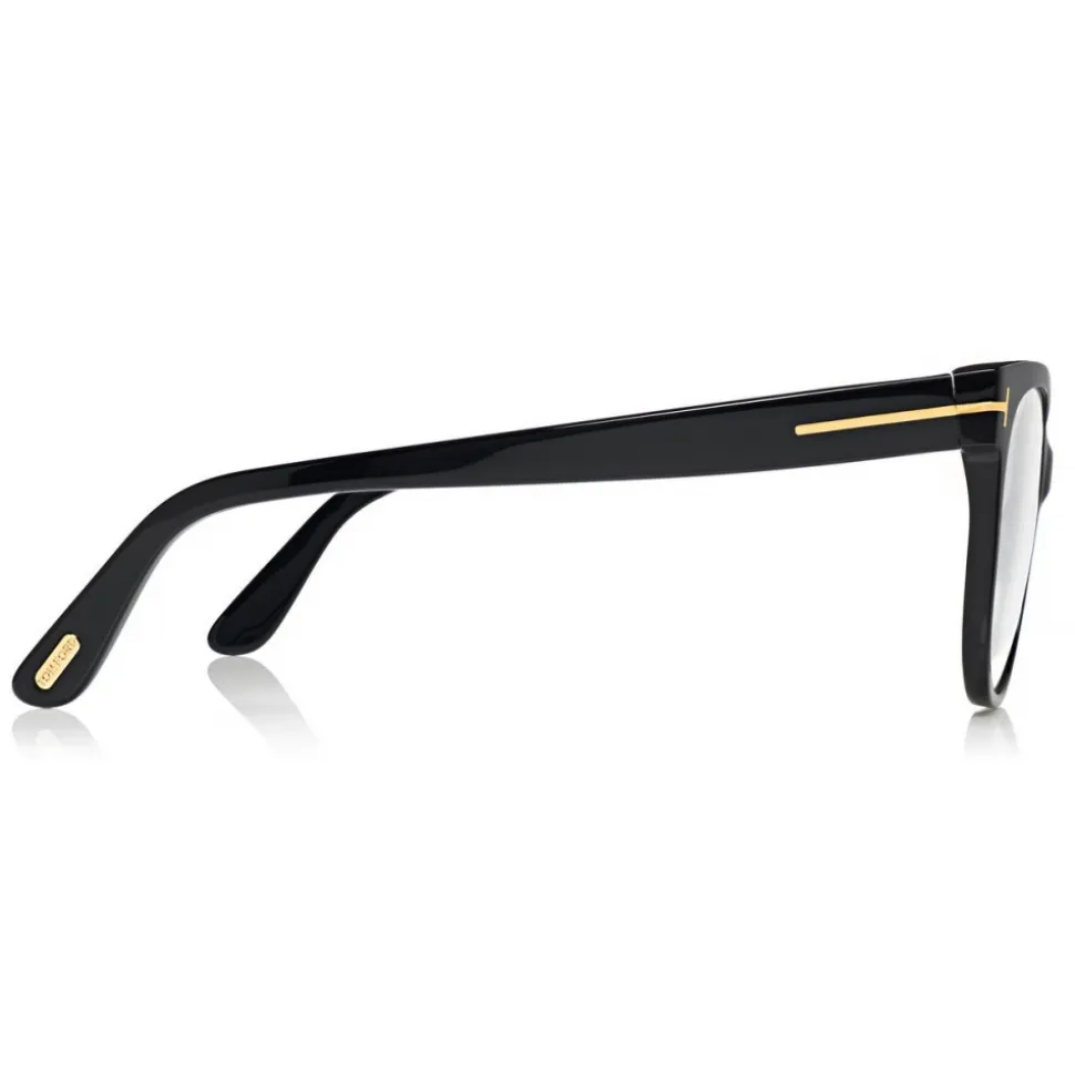 Tom Ford - Cat-Eye Optical Glasses - Cat-Eye Acetate Optical Glasses - Black - FT5291 - Optical Glasses - Tom Ford Eyewear - Avvenice