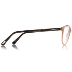 Tom Ford - Cat-Eye Optical Glasses - Cat-Eye Acetate Optical Glasses - Pink Clear - FT5421 - Optical Glasses - Tom Ford Eyewear - Avvenice