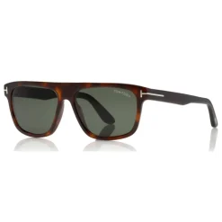 Tom Ford - Cecilio Sunglasses - Square Acetate Sunglasses - Dark Havana - FT0628 - Sunglasses - Tom Ford Eyewear - Avvenice