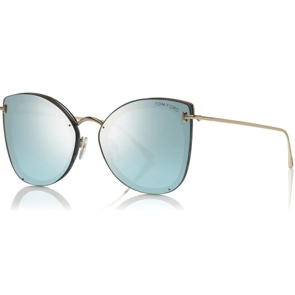 Tom Ford - Charlotte Sunglasses - Butterfly Acetate Sunglasses - Grey Silver - FT0657 - Sunglasses - Tom Ford Eyewear - Avvenice