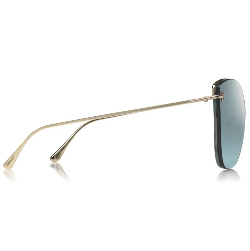 Tom Ford - Charlotte Sunglasses - Butterfly Acetate Sunglasses - Grey Silver - FT0657 - Sunglasses - Tom Ford Eyewear - Avvenice