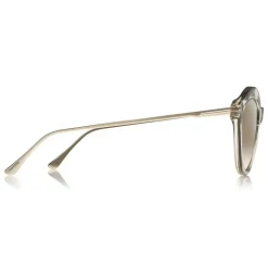 Tom Ford - Chloe Sunglasses - Cat-Eye Acetate Sunglasses - Grey Peach - FT0663 - Sunglasses - Tom Ford Eyewear - Avvenice