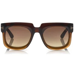 Tom Ford - Christian Sunglasses - Square Acetate Sunglasses - Dark Brown - FT0729 - Sunglasses - Tom Ford Eyewear - Avvenice
