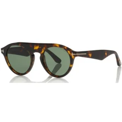 Tom Ford - Christopher Sunglasses - Round Acetate Sunglasses - Dark Havana - FT0633 - Sunglasses - Tom Ford Eyewear - Avvenice