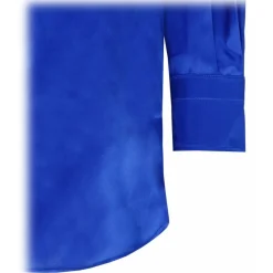 Tom Ford - Cobalt Blue Long Sleeve Shirt - Tom Ford Exclusive Luxury Collection - Avvenice