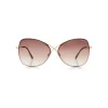 Tom Ford - Colette Butterfly Sunglasses - Butterfly Metal Sunglasses - Rose Gold - FT0250 - Sunglasses - Tom Ford Eyewear - Avvenice