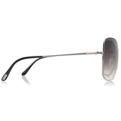 Tom Ford - Colette Butterfly Sunglasses - Butterfly Metal Sunglasses - Gunmetal - FT0250 - Sunglasses - Tom Ford Eyewear - Avvenice