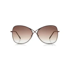Tom Ford - Colette Butterfly Sunglasses - Butterfly Metal Sunglasses - Dark Brown - FT0250 - Sunglasses - Tom Ford Eyewear - Avvenice