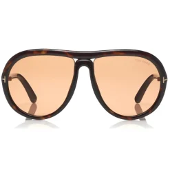 Tom Ford - Cybil Sunglasses - Round Acetate Sunglasses - Dark Havana - FT0768 - Sunglasses - Tom Ford Eyewear - Avvenice
