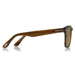 Tom Ford - Dax Sunglasses - Square Acetate Sunglasses - Olive - FT0751 - Sunglasses - Tom Ford Eyewear - Avvenice