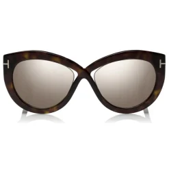 Tom Ford - Diane Sunglasses - Cat-Eye Acetate Sunglasses - Havana - FT0577 - Sunglasses - Tom Ford Eyewear - Avvenice