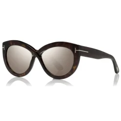 Tom Ford - Diane Sunglasses - Cat-Eye Acetate Sunglasses - Havana - FT0577 - Sunglasses - Tom Ford Eyewear - Avvenice