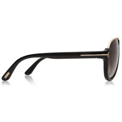 Tom Ford - Dimitry Sunglasses - Vintage Aviator Sunglasses - Shiny Black   - FT0334 - Sunglasses - Tom Ford Eyewear - Avvenice