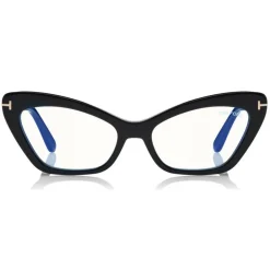 Tom Ford - Double Clip On Optical Glasses - Butterfly Optical Glasses - Black - FT5643-B - Optical Glasses - Tom Ford Eyewear - Avvenice