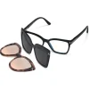 Tom Ford - Double Clip On Optical Glasses - Butterfly Optical Glasses - Black - FT5641-B - Optical Glasses - Tom Ford Eyewear - Avvenice