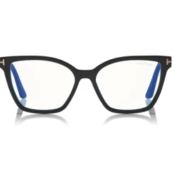 Tom Ford - Double Clip On Optical Glasses - Butterfly Optical Glasses - Black - FT5641-B - Optical Glasses - Tom Ford Eyewear - Avvenice