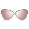 Tom Ford - Elise Sunglasses - Butterfly Acetate Sunglasses - FT0569 - Pink Gold - Tom Ford Eyewear - Avvenice