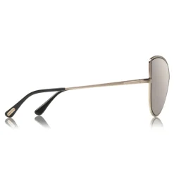 Tom Ford - Elise Sunglasses - Butterfly Acetate Sunglasses - FT0569 - Silver - Tom Ford Eyewear - Avvenice