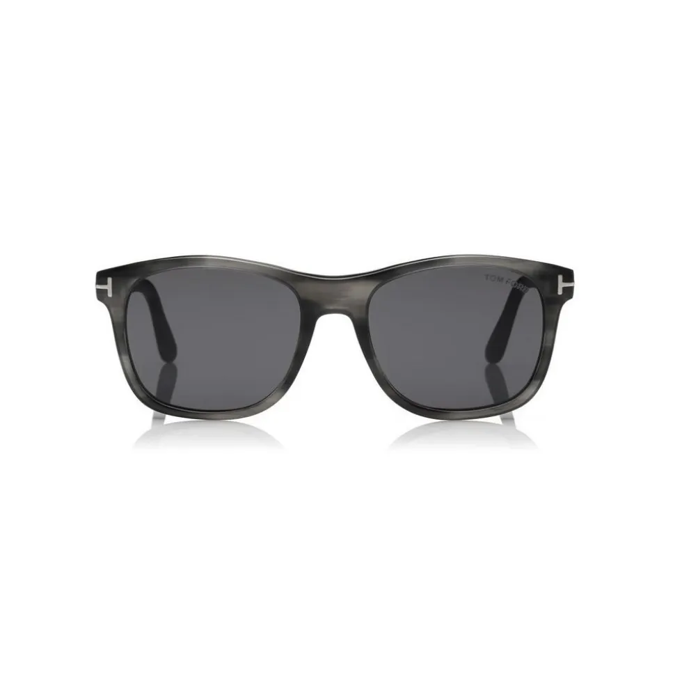 Tom Ford - Eric Sunglasses - Squared Acetate Sunglasses - Gray - FT0595 - Sunglasses - Tom Ford Eyewear - Avvenice