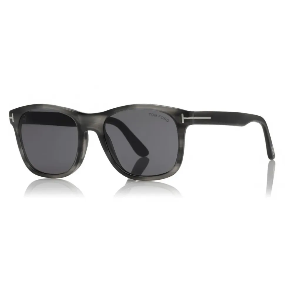Tom Ford - Eric Sunglasses - Squared Acetate Sunglasses - Gray - FT0595 - Sunglasses - Tom Ford Eyewear - Avvenice