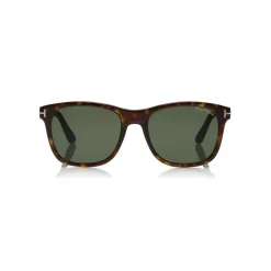 Tom Ford - Eric Sunglasses - Squared Acetate Sunglasses -Dark Havana - FT0595 - Sunglasses - Tom Ford Eyewear - Avvenice