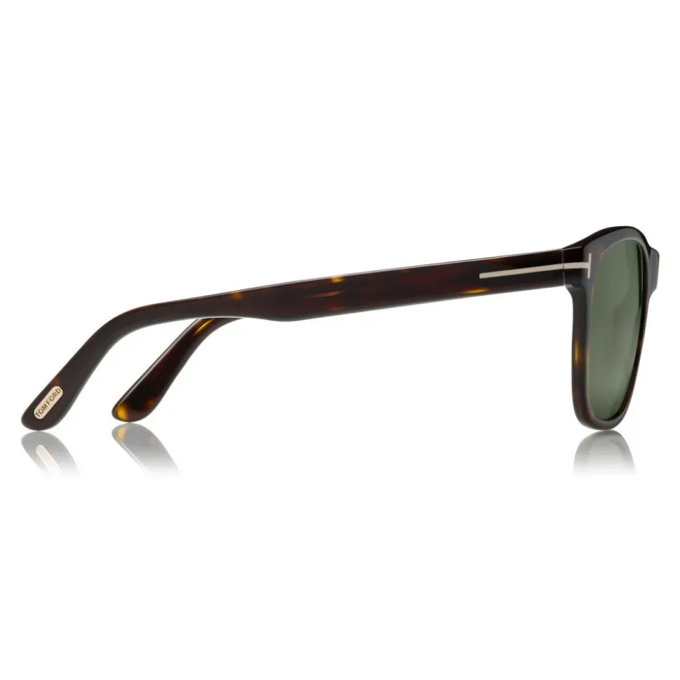 Tom Ford - Eric Sunglasses - Squared Acetate Sunglasses -Dark Havana - FT0595 - Sunglasses - Tom Ford Eyewear - Avvenice