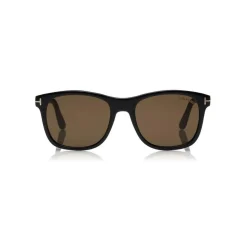 Tom Ford - Eric Sunglasses - Squared Acetate Sunglasses - Shiny Black - FT0595 - Sunglasses - Tom Ford Eyewear - Avvenice