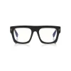 Tom Ford - Fausto Optical Glasses - Square Acetate Glasses - Black - FT5634-B - Optical Glasses - Tom Ford Eyewear - Avvenice